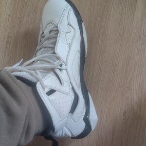 Jordan White and Black Athletic Sneakers